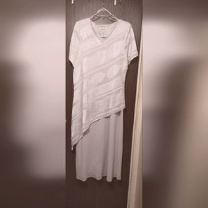 Ultra Dress special occasion dress, Color Cream, Size 18 W